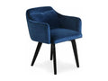 Lot de fauteuils en velours - Bleu