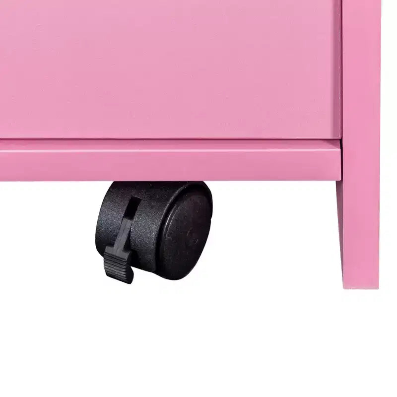 Meuble de rangement pour salon de beauté avec serrure, support pour sèche-cheveux, tiroir pour matériel de coiffure