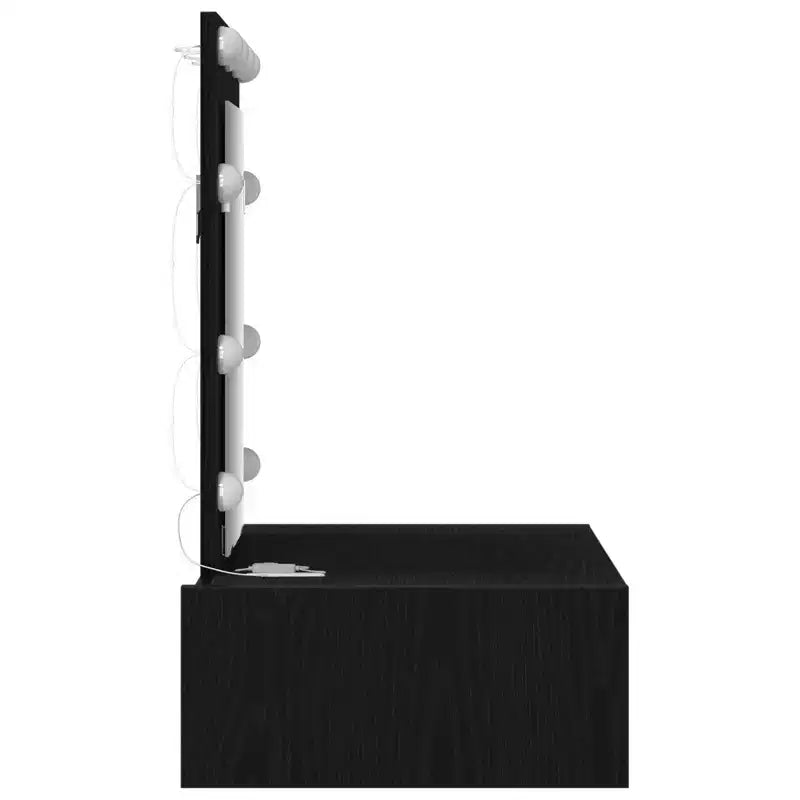 Coiffeuse moderne et minimaliste Clihome, élégante table de maquillage avec miroir clair et tiroirs de rangement intelligents pour une organisation quotidienne