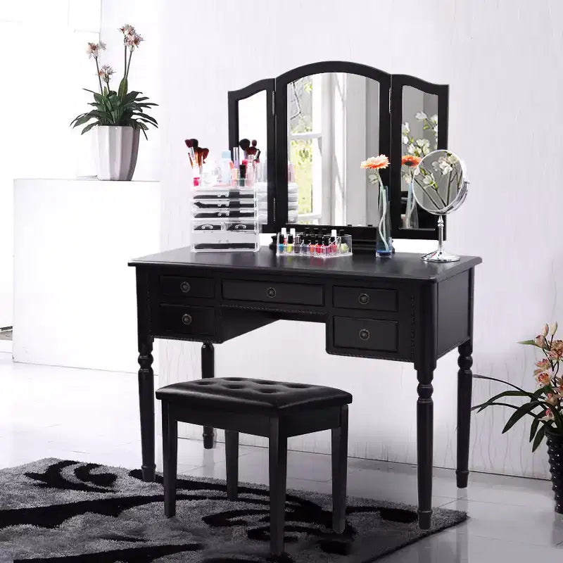 Banc de piano SONGMICS avec coussin rembourré et compartiment de rangement pour partitions, tabouret de coiffeuse, siège de piano capitonné en bois
