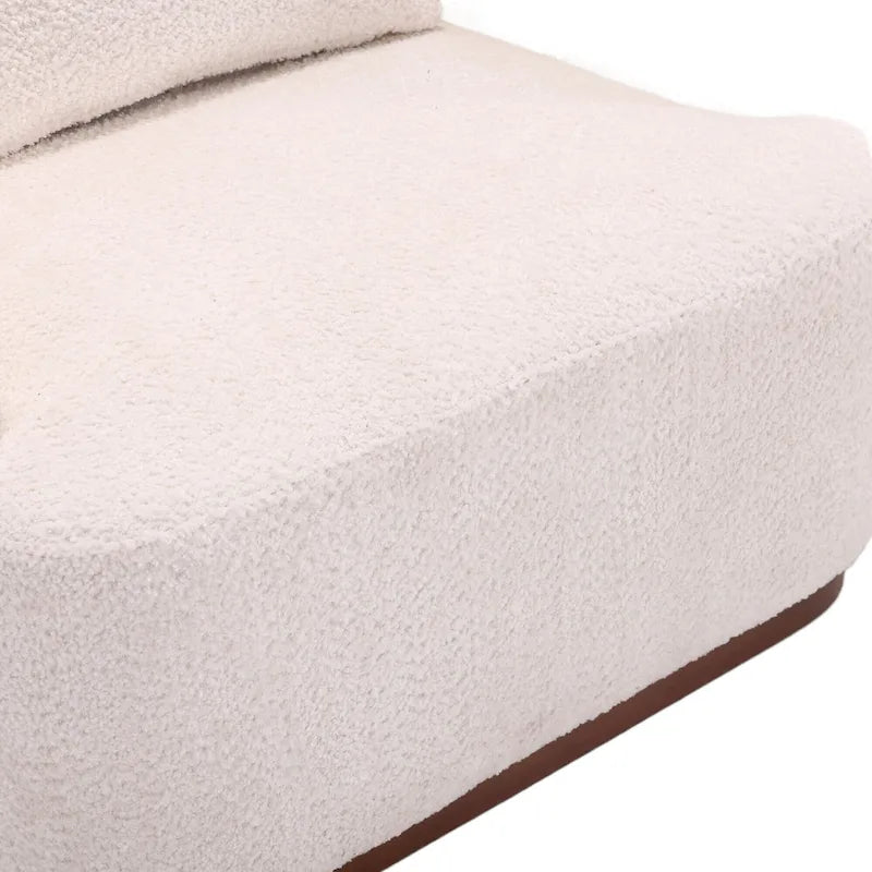 Fauteuil pivotant style tonneau, fauteuil d'appoint rond et confortable pour salon, fauteuil club pivotant à 360 degrés