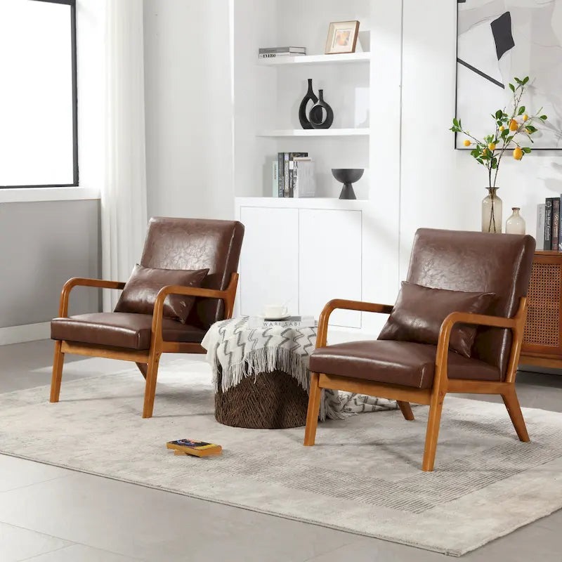 GDFStudio - Fauteuil d'appoint Olivia en velours avec structure en bois massif et coussin confortable