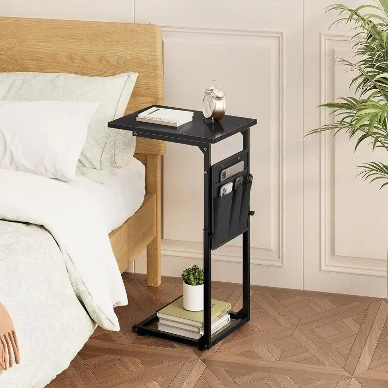 Table d'appoint en forme de C - 40,6 cm (P) x 30,5 cm (L) x 83,8 cm (H)