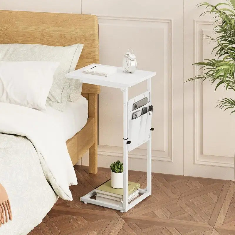 Table d'appoint en forme de C - 40,6 cm (P) x 30,5 cm (L) x 83,8 cm (H)