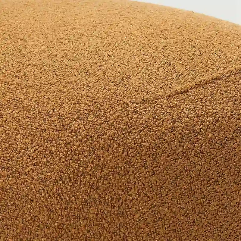 Repose-pieds ottoman/pouf KINWELL 23 pouces de large en tissu bouclé rembourré