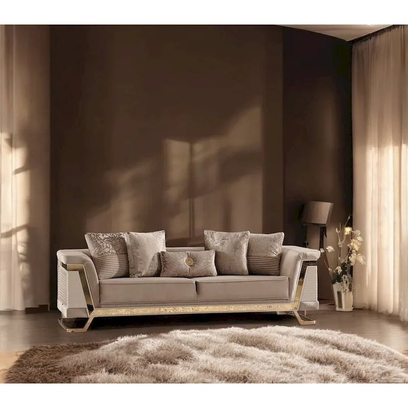 Ensemble de salon ActiveZen 4 pièces : 1 canapé, 1 causeuse, 2 fauteuils