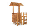 Ensemble bar jardin - Marron
