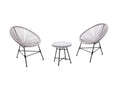 Fauteuils de Salon de Jardin - Gris clair