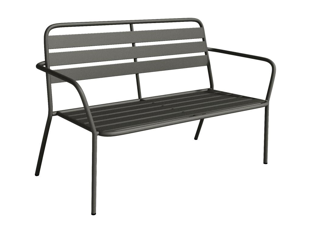 Banc Jardin Métal - Gris anthracite