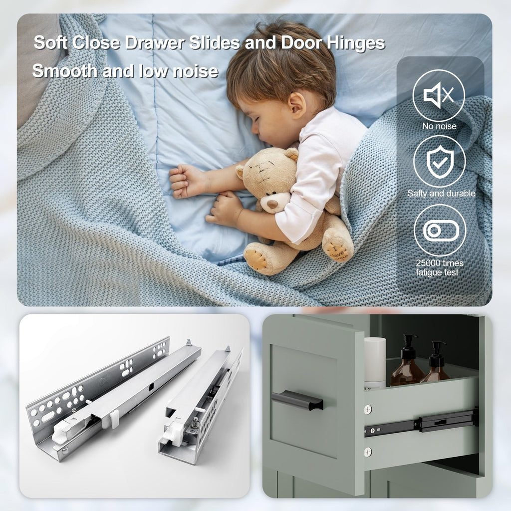 Ensemble meuble-lavabo Wavy Line 30/36/48 avec lavabo et robinet