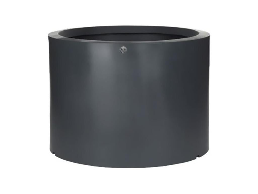 Pot de fleurs rond - Gris anthracite