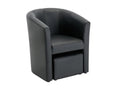 Fauteuil en rotin - Noir (decovivante)