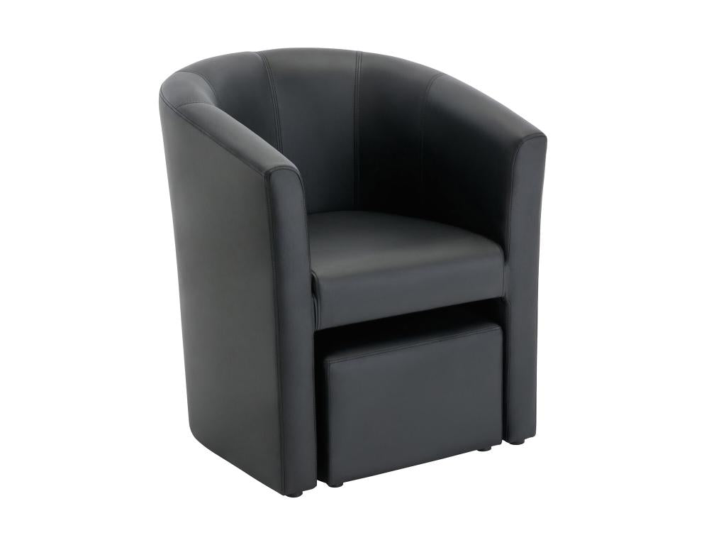 Fauteuil en rotin - Noir (decovivante)