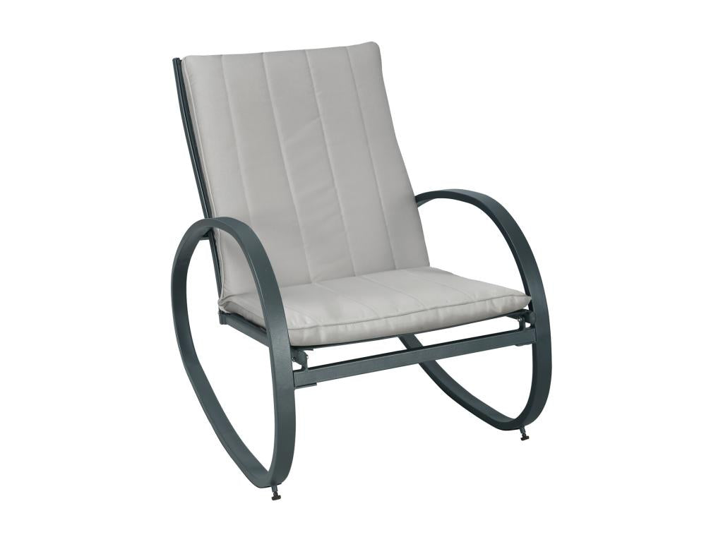 Fauteuil en rotin - Gris clair