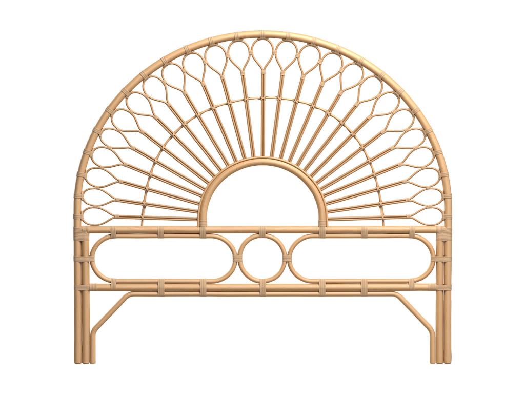 Tête Lit Rotin - Marron