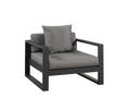 Fauteuil en rotin - Gris anthracite