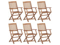 Chaises Pliables Jardin - Marron