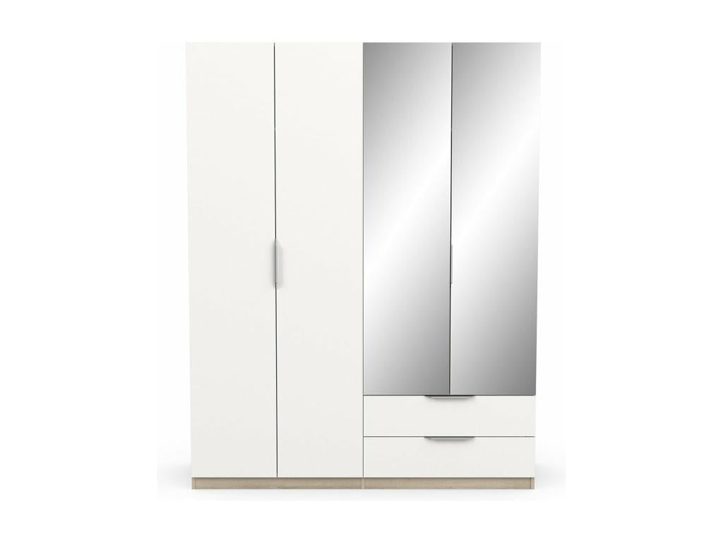 Garde-robe - Blanc/Naturel clair