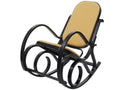 Fauteuil en rotin - Jaune