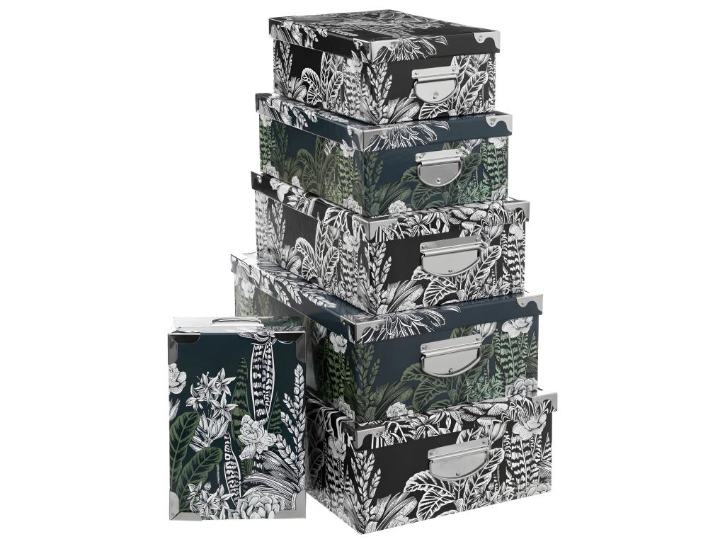 Lot Boîtes Rangement - Noir