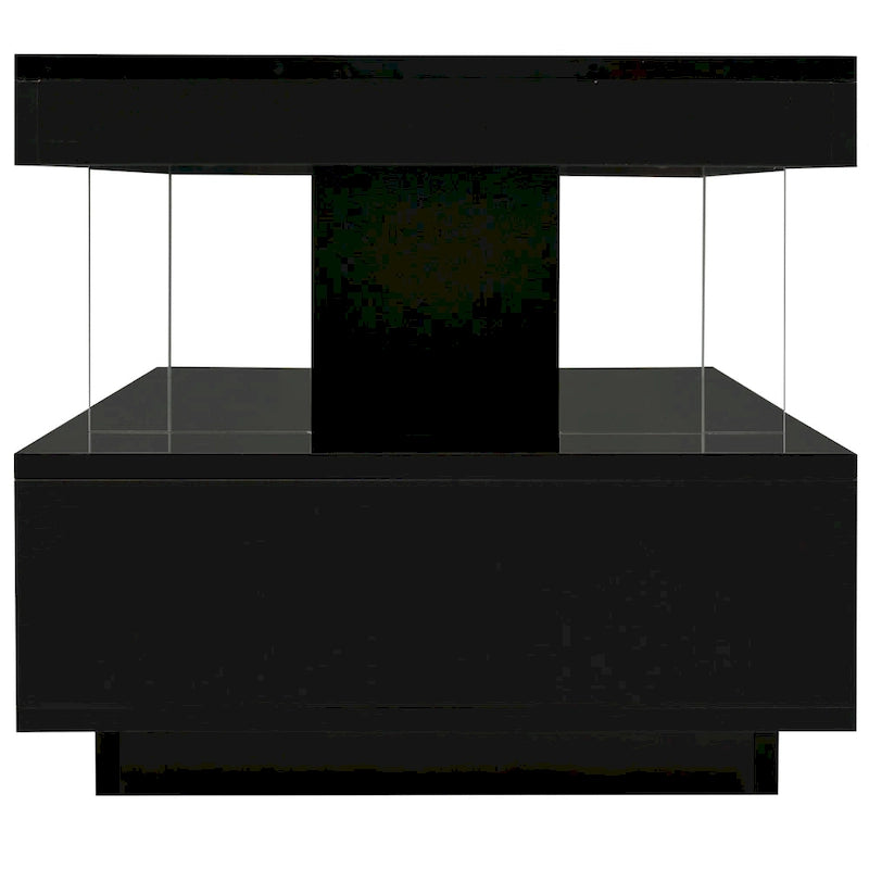 Table basse LED U-Can avec rangement