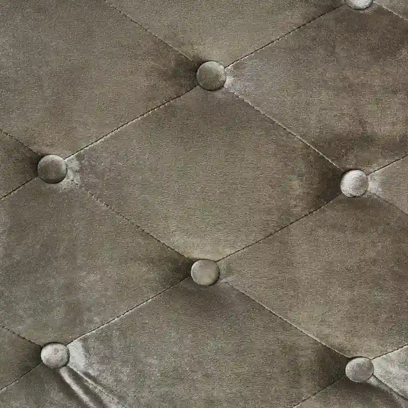 Chaise longue Rubie Modern Glam en velours capitonné par Christopher Knight Home