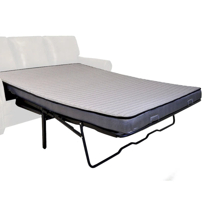 Ensemble canapé-lit et fauteuil Revo en cuir pleine fleur, fabriqué aux États-Unis