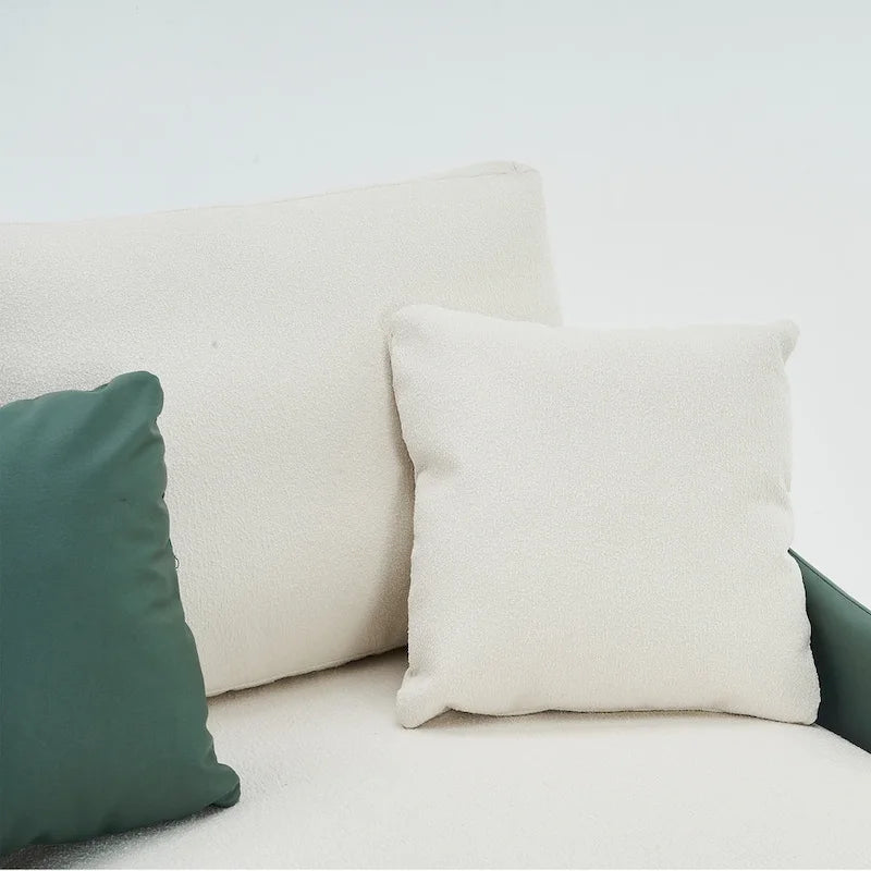 Canapé d'angle en U Ouyessir 4 places avec double méridienne