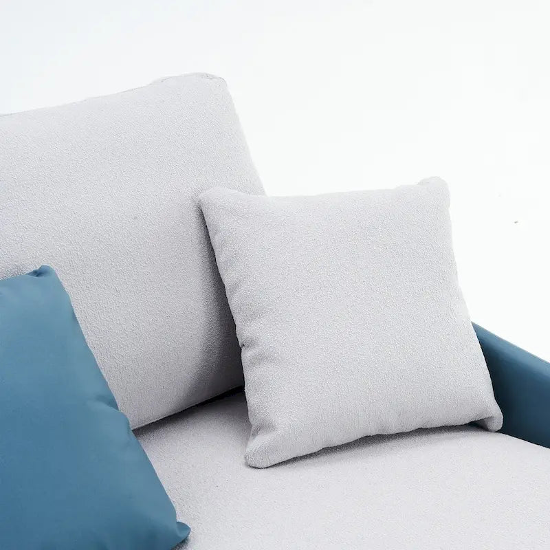 Canapé d'angle en U Ouyessir 4 places avec double méridienne