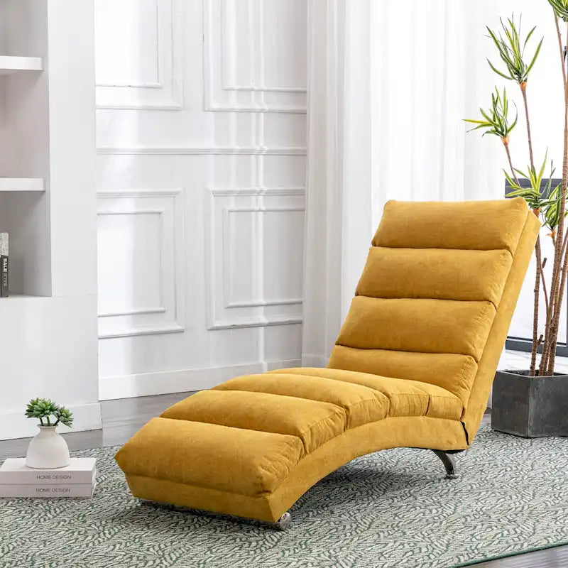 Fauteuil de massage moderne surdimensionné capitonné pour salon, chambre