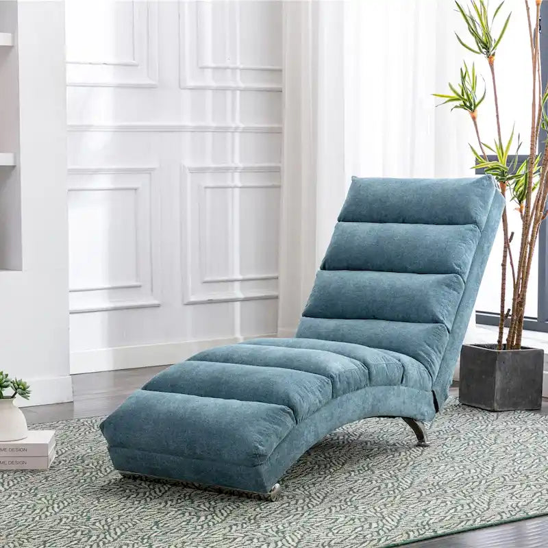Fauteuil de massage moderne surdimensionné capitonné pour salon, chambre