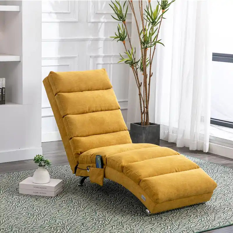 Fauteuil de massage moderne surdimensionné capitonné pour salon, chambre