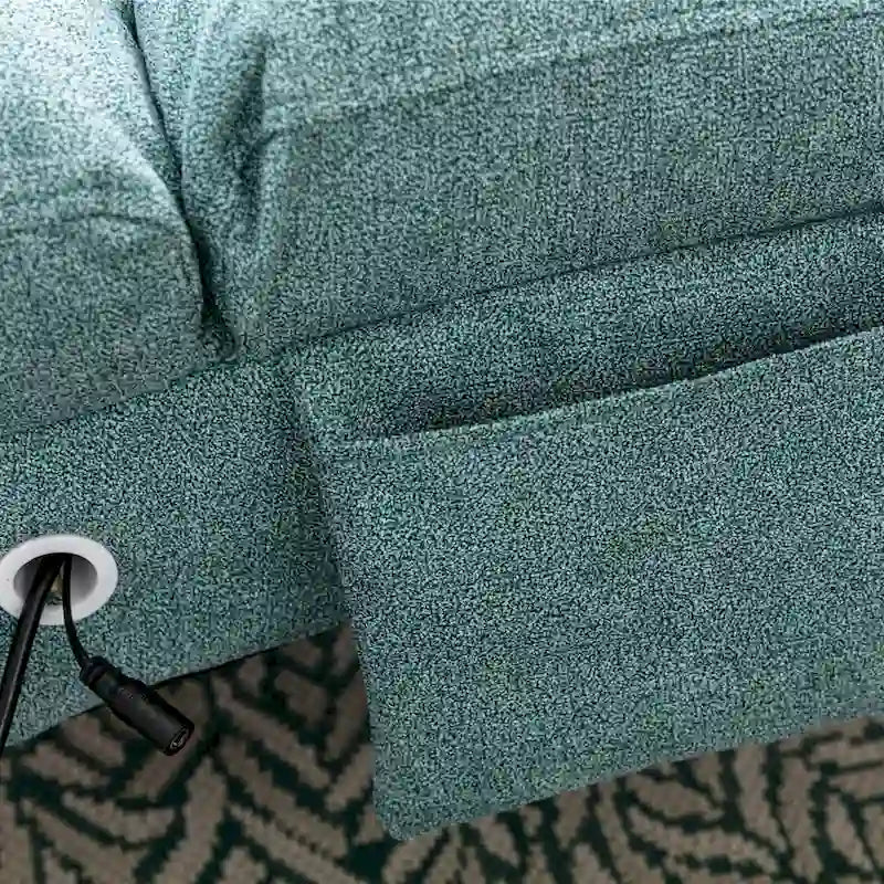 Fauteuil de massage moderne surdimensionné capitonné pour salon, chambre