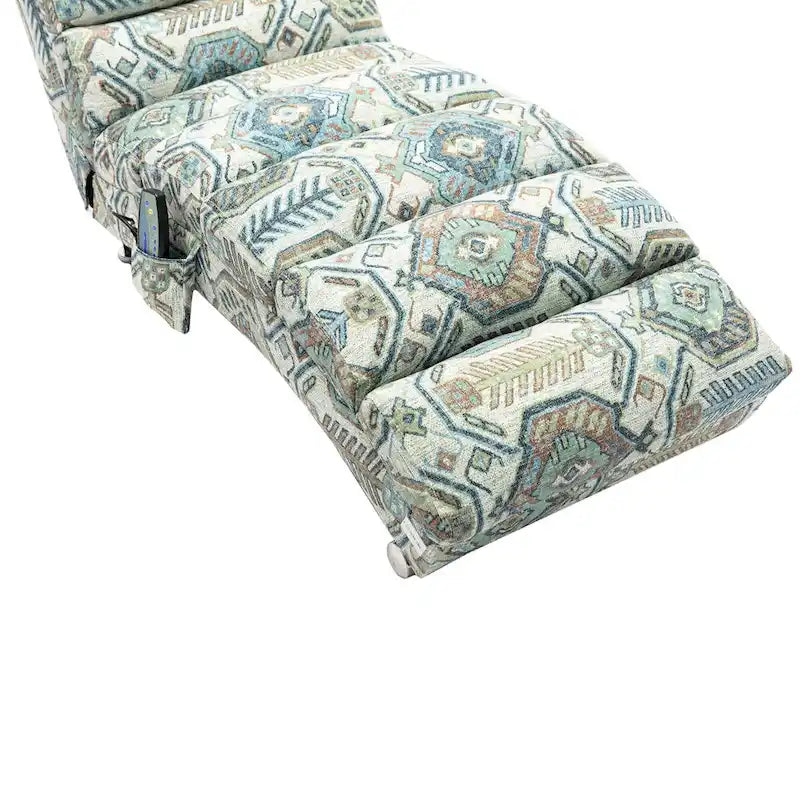 Fauteuil de massage moderne surdimensionné capitonné pour salon, chambre