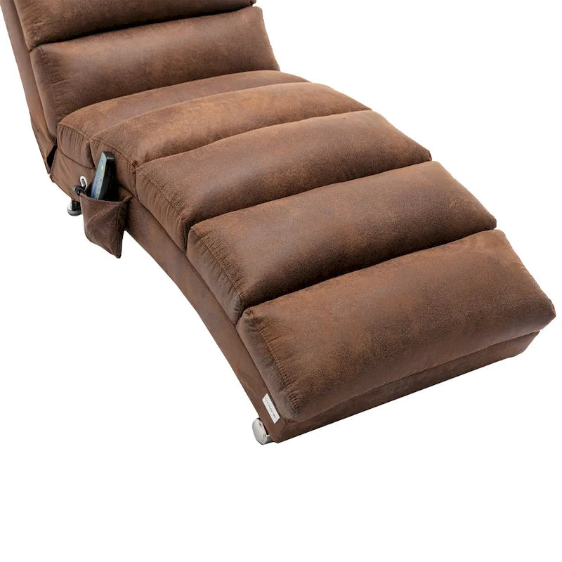 Fauteuil de massage moderne surdimensionné capitonné pour salon, chambre