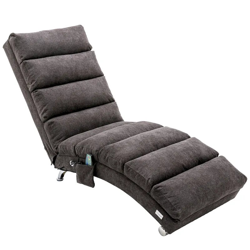 Fauteuil de massage moderne surdimensionné capitonné pour salon, chambre