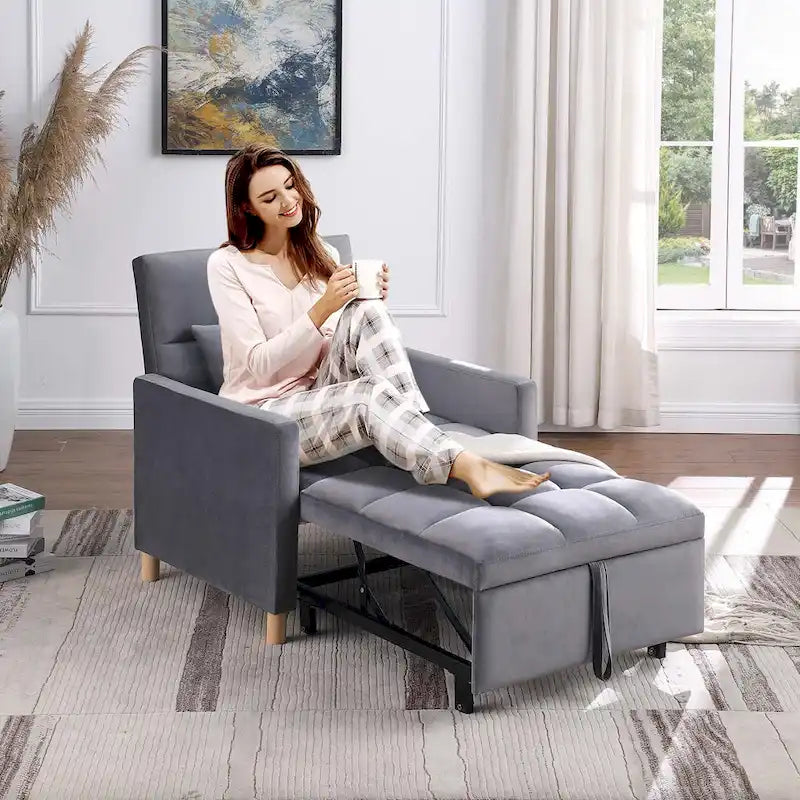 Fauteuil-lit convertible Aukfa avec oreiller