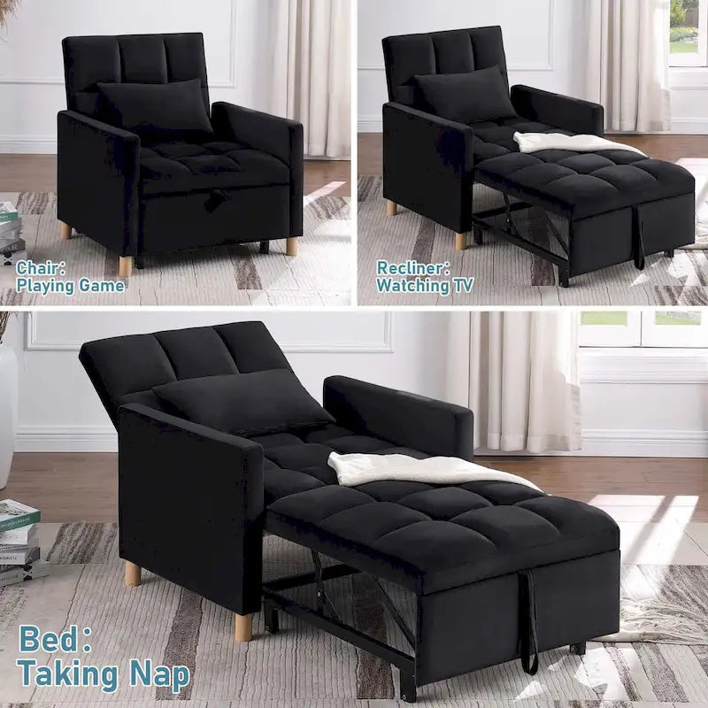 Fauteuil-lit convertible Aukfa avec oreiller