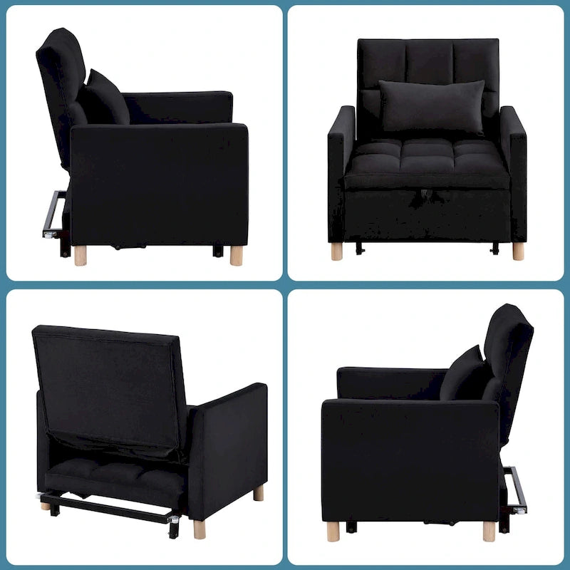 Fauteuil-lit convertible Aukfa avec oreiller