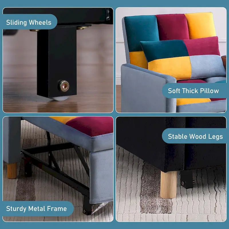 Fauteuil-lit convertible Aukfa avec oreiller