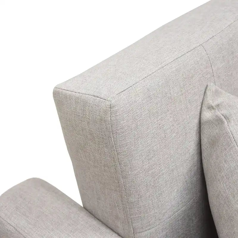 Canapé-lit réversible de 82 pouces de large avec méridienne