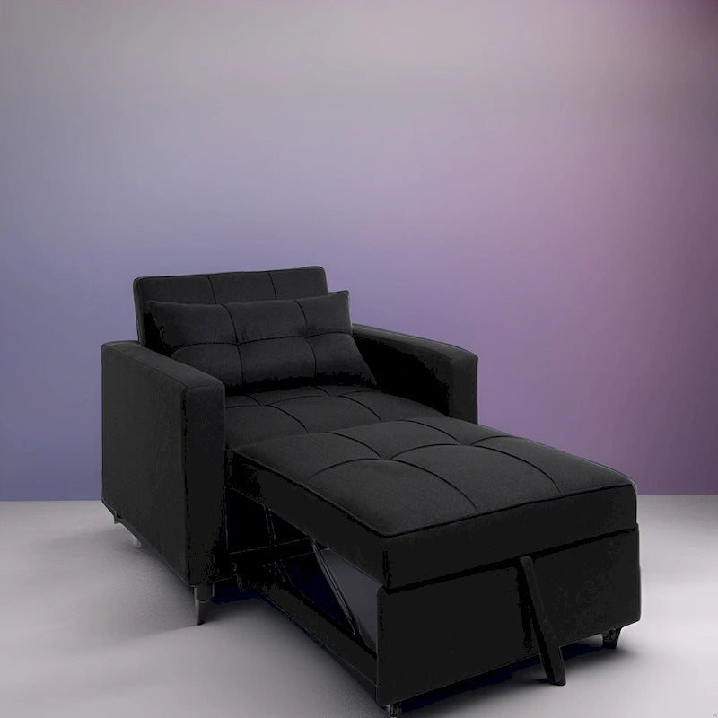 Fauteuil-lit convertible 3 en 1 - Canapé-lit moderne et pliable, idéal pour les petits espaces