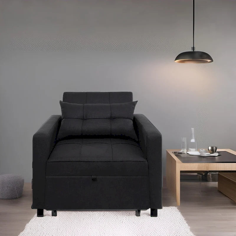 Fauteuil-lit convertible 3 en 1 - Canapé-lit moderne et pliable, idéal pour les petits espaces
