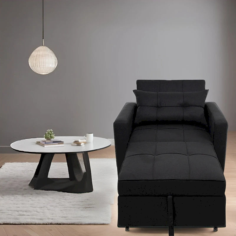 Fauteuil-lit convertible 3 en 1 - Canapé-lit moderne et pliable, idéal pour les petits espaces