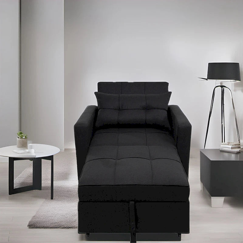 Fauteuil-lit convertible 3 en 1 - Canapé-lit moderne et pliable, idéal pour les petits espaces