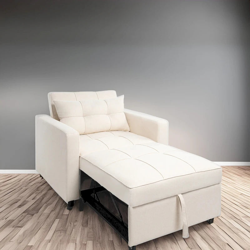 Fauteuil-lit convertible 3 en 1 - Canapé-lit moderne et pliable, idéal pour les petits espaces