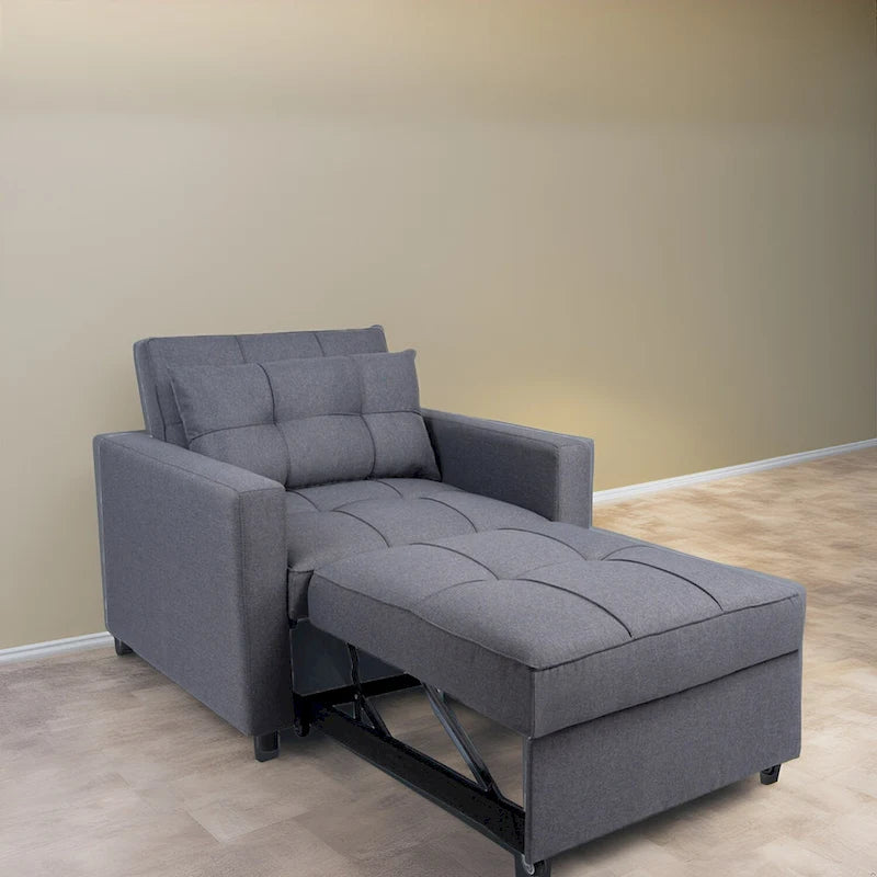 Fauteuil-lit convertible 3 en 1 - Canapé-lit moderne et pliable, idéal pour les petits espaces