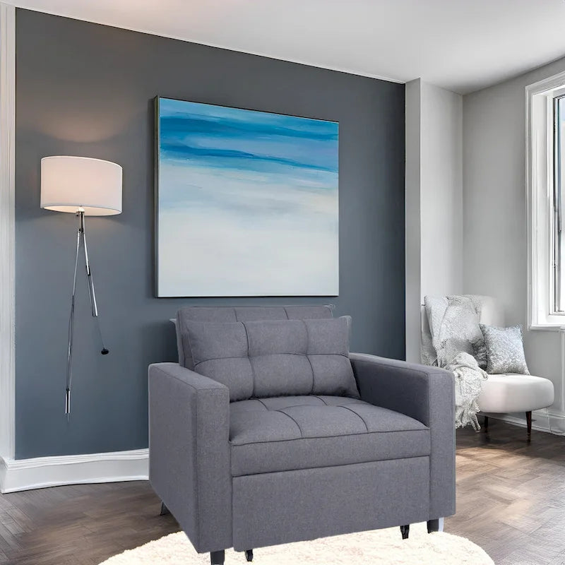 Fauteuil-lit convertible 3 en 1 - Canapé-lit moderne et pliable, idéal pour les petits espaces