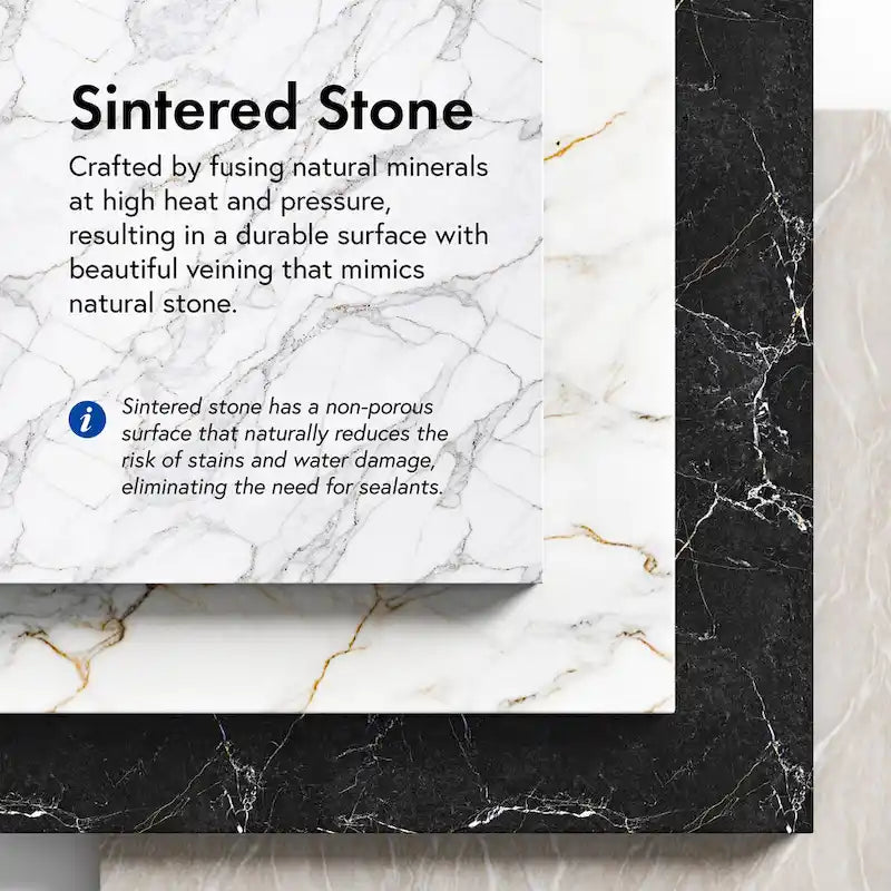 Table basse Kaliki Glam de 130 cm (51 pouces) avec plateau en faux marbre et pied central chromé, par Furniture of America