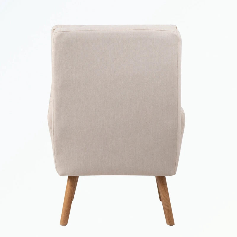 Fauteuil d'appoint avec repose-pieds et dossier réglable